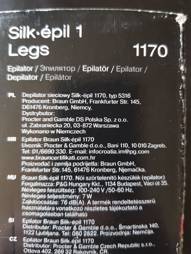 Depilator Braun Silk-epil 1