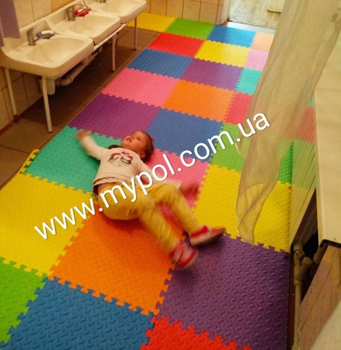 Мягкий пол, пазлы, коврик пазл, килимок пазл, термо коврик