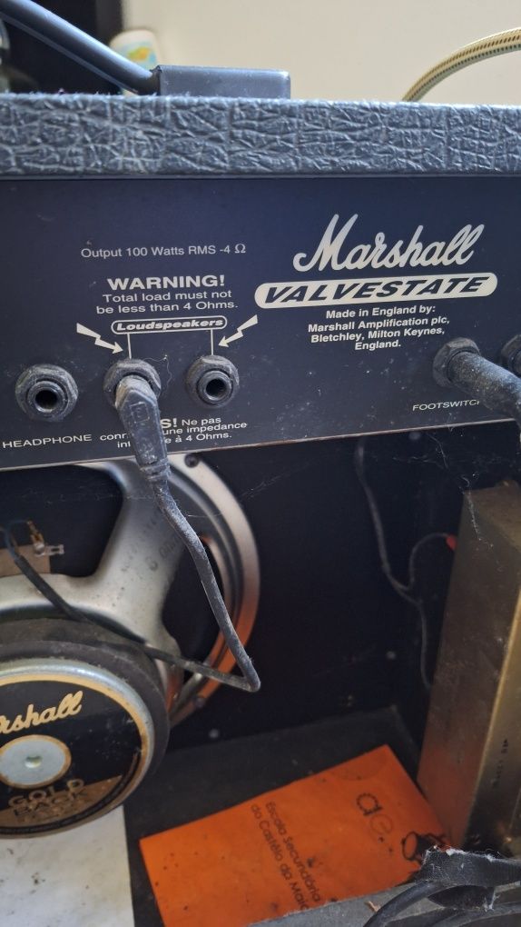 Amplificador guitarra Marshall pré-valvulado 100watts