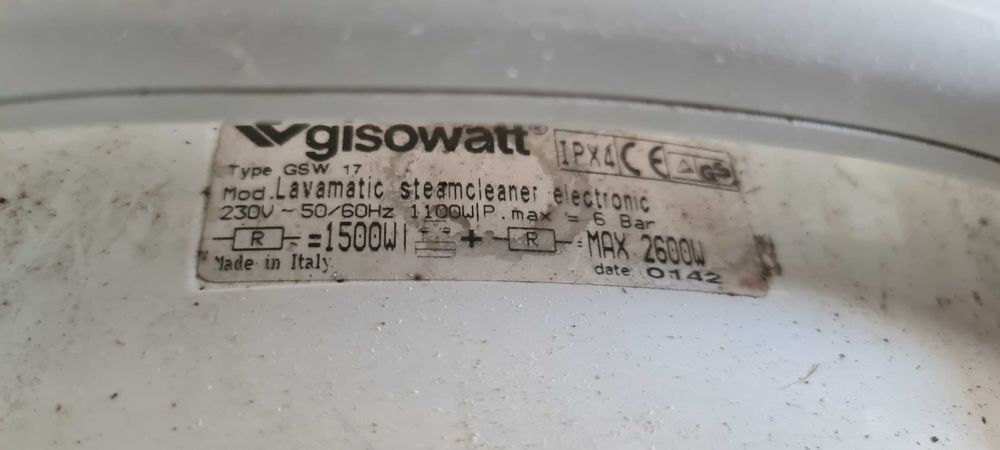 Aspirador a água - Vapor Quente - Gisowatt