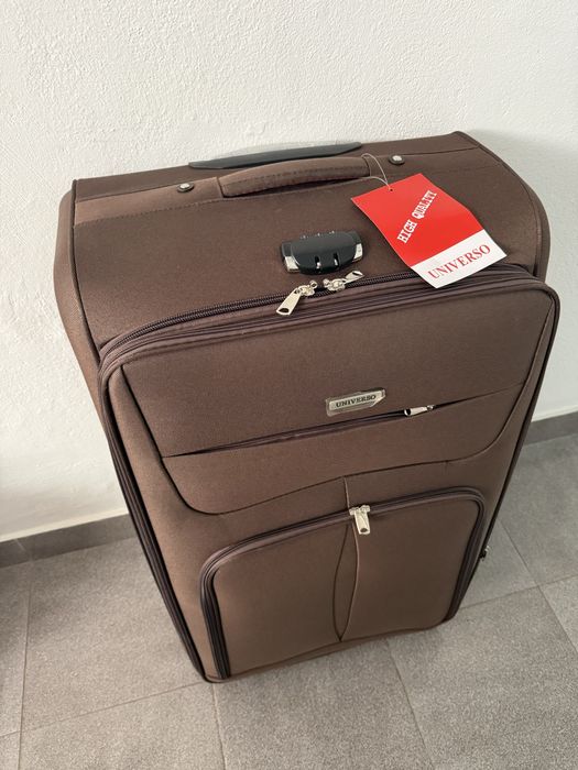 Mala de viagem castanha nova