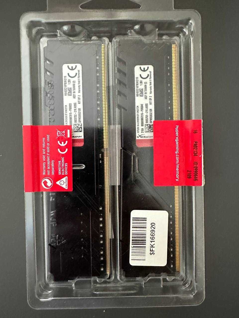 Оперативна пам'ять HyperX DDR4-3200 16gb (2х8gb)