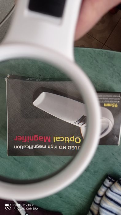 Лупа СССР. Изюм. 2.8х.  Лупа с подсветкой . 95мм. ×30.