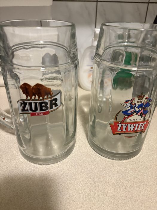 Kufle tyskie zywiec zubr