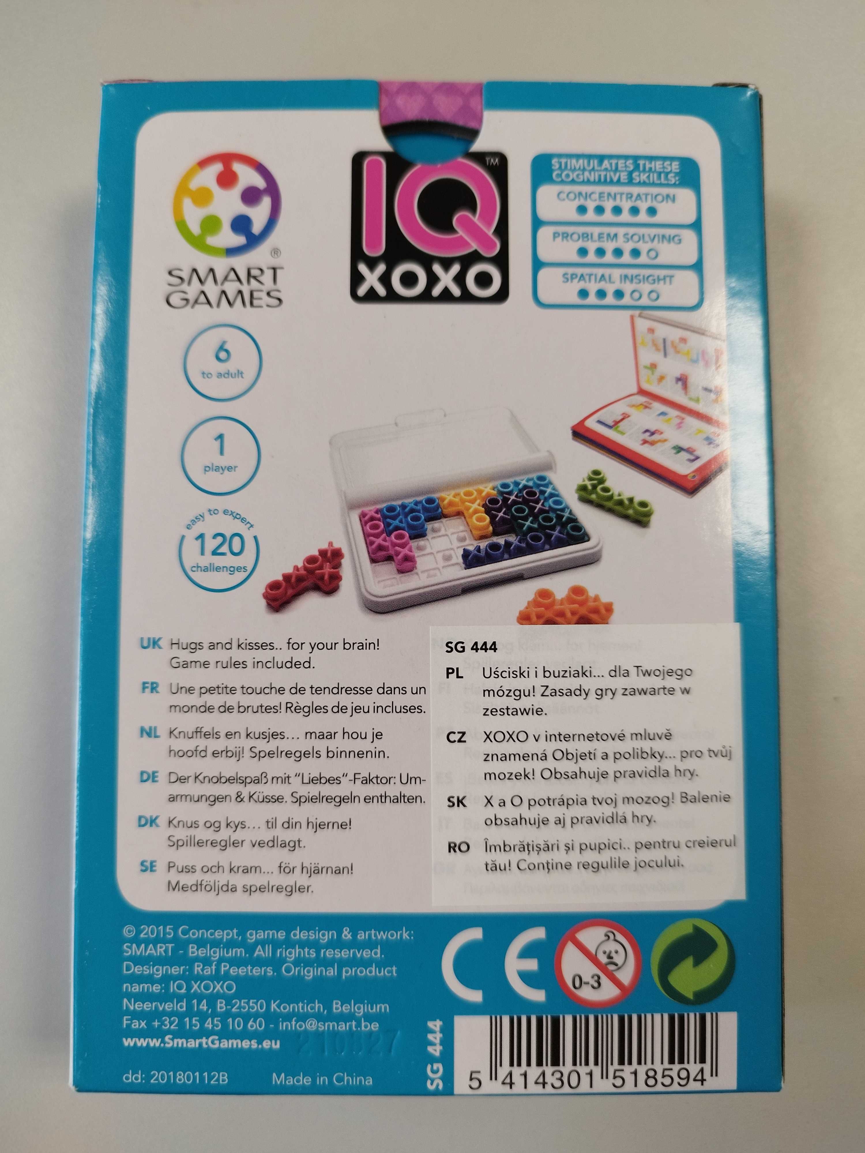 Gra logiczna IQ XOXO od Smart Games - Nowa
