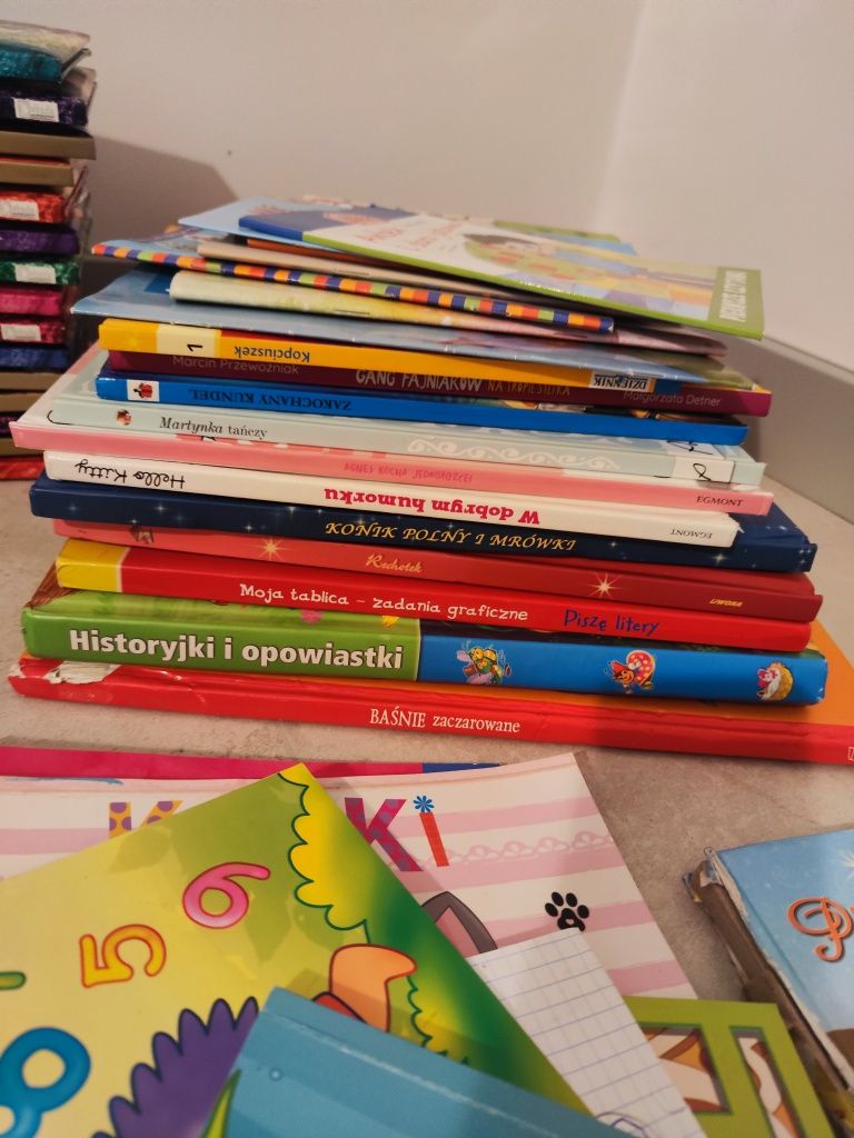 Zestaw gry zakręcona lodówka / książeczki/ puzzle itp.