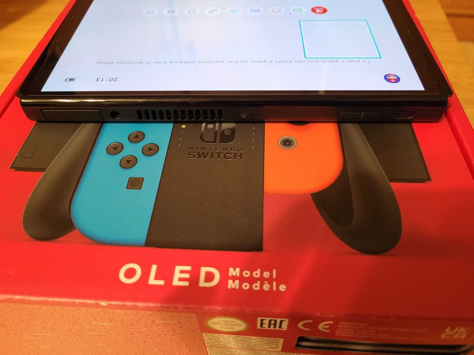Nintendo Switch Oled Sam Tablet + Pudełko Idealny Stan jak Nowa
