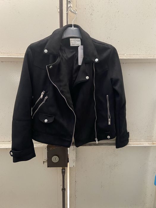 Casaco preto de menina novo