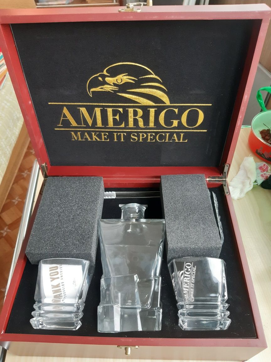 Набор для виски Amerigo Luxury Whiskey Stones.