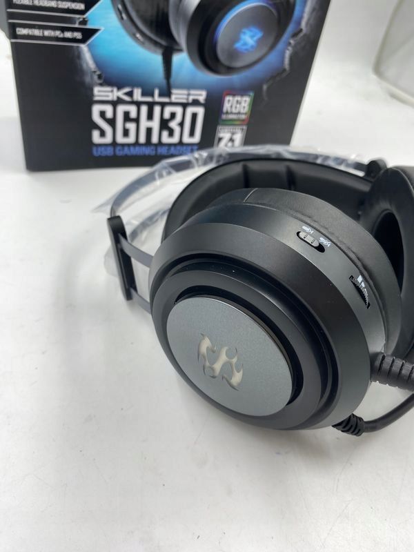 słuchawki nauszne przewodowe rgb sharkoon skiller sgh30 kabel 2,4 m