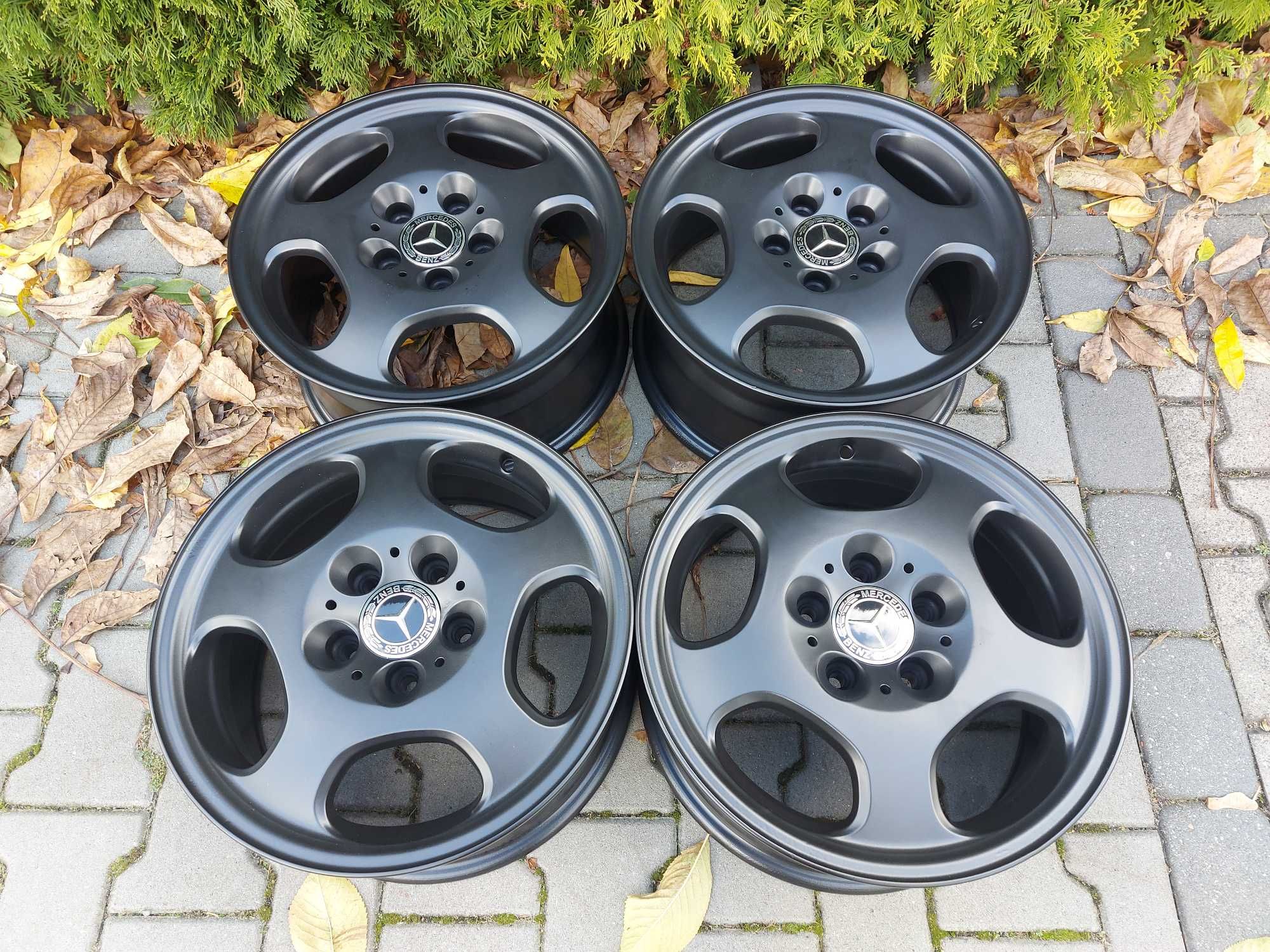 Felgi 16x7.5J et41 Mercedes W210 W211 okular E, C, S Klasa Schwarz MAT