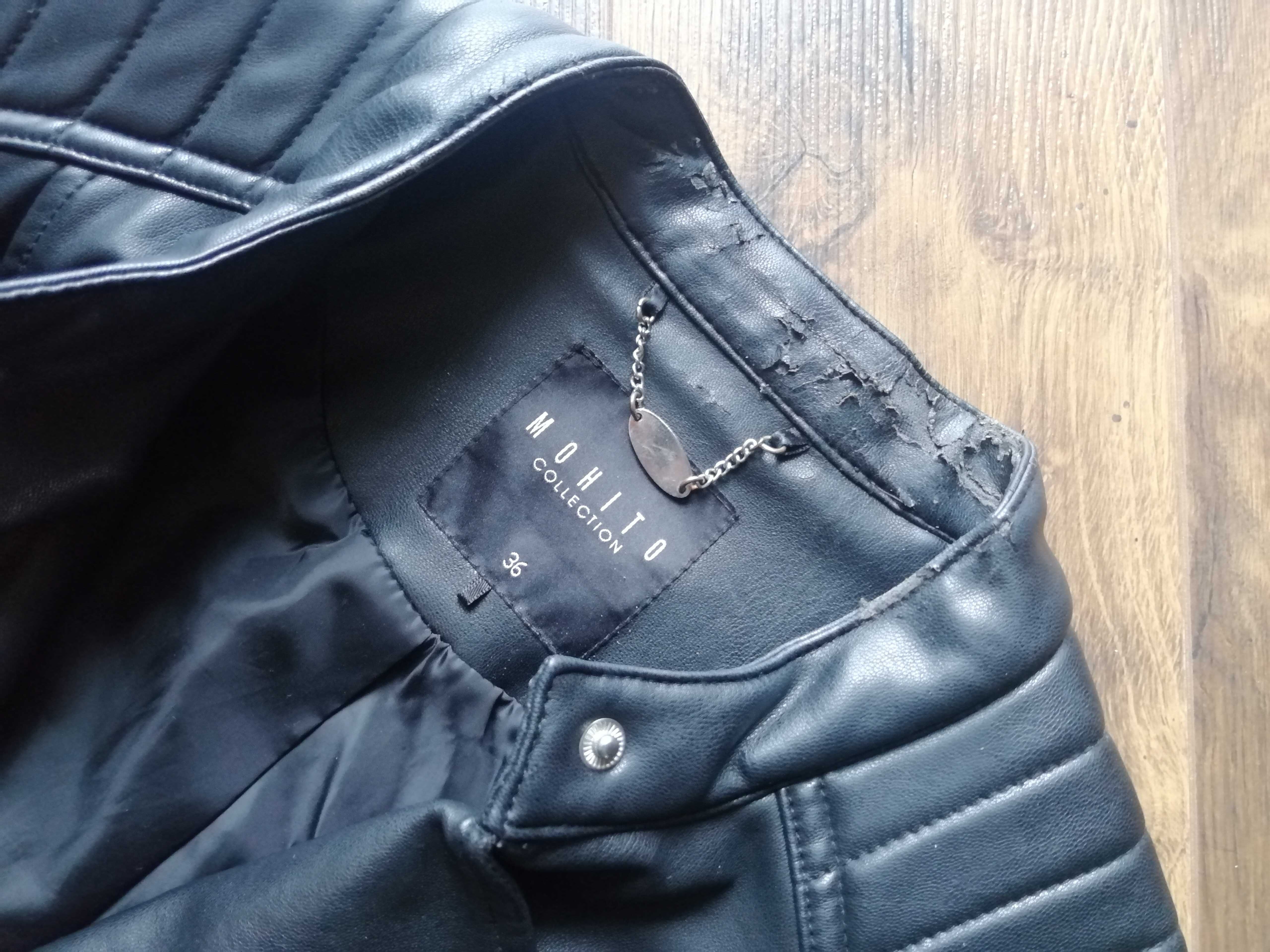 Kurtka damska Mohito 36 biker plus spódnica ołówkowa