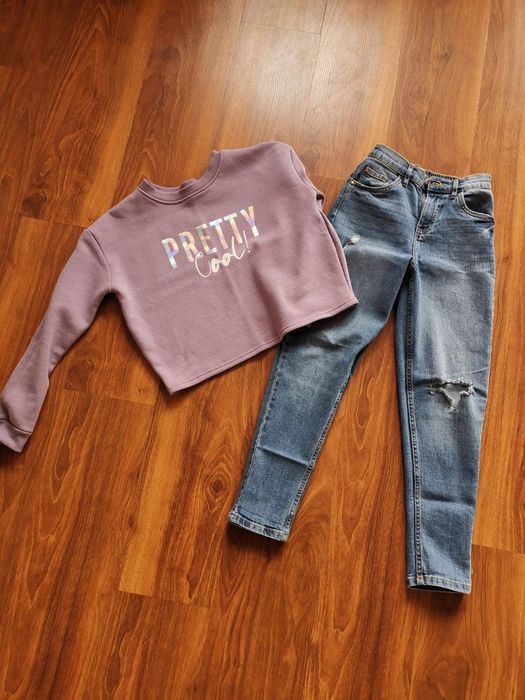 Ubrania dziewczęce, rozmiar 152