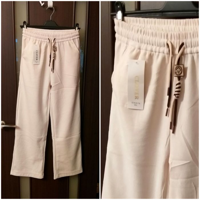 Теплі брюкі в рубчик,  вельвет Л- ХЛр,  штани  , джогери .