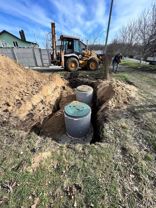 Септик, вигрібна яма, траншеї | Повний цикл робіт під ключ