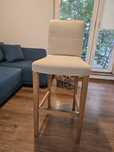 IKEA BERGMUND 2 Stołeka barowy z oparciem