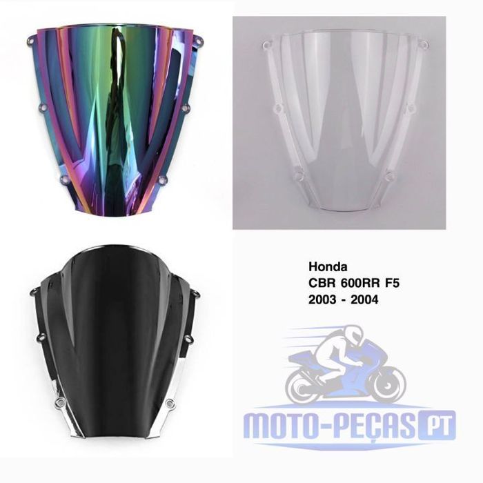Viseira CBR 600rr f5 2003 ate 2004 briseira  vidro bolha honda 600 RR