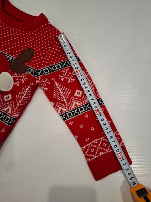 Дитячий новорічний светр Next 98 розмір, новорічна кофта