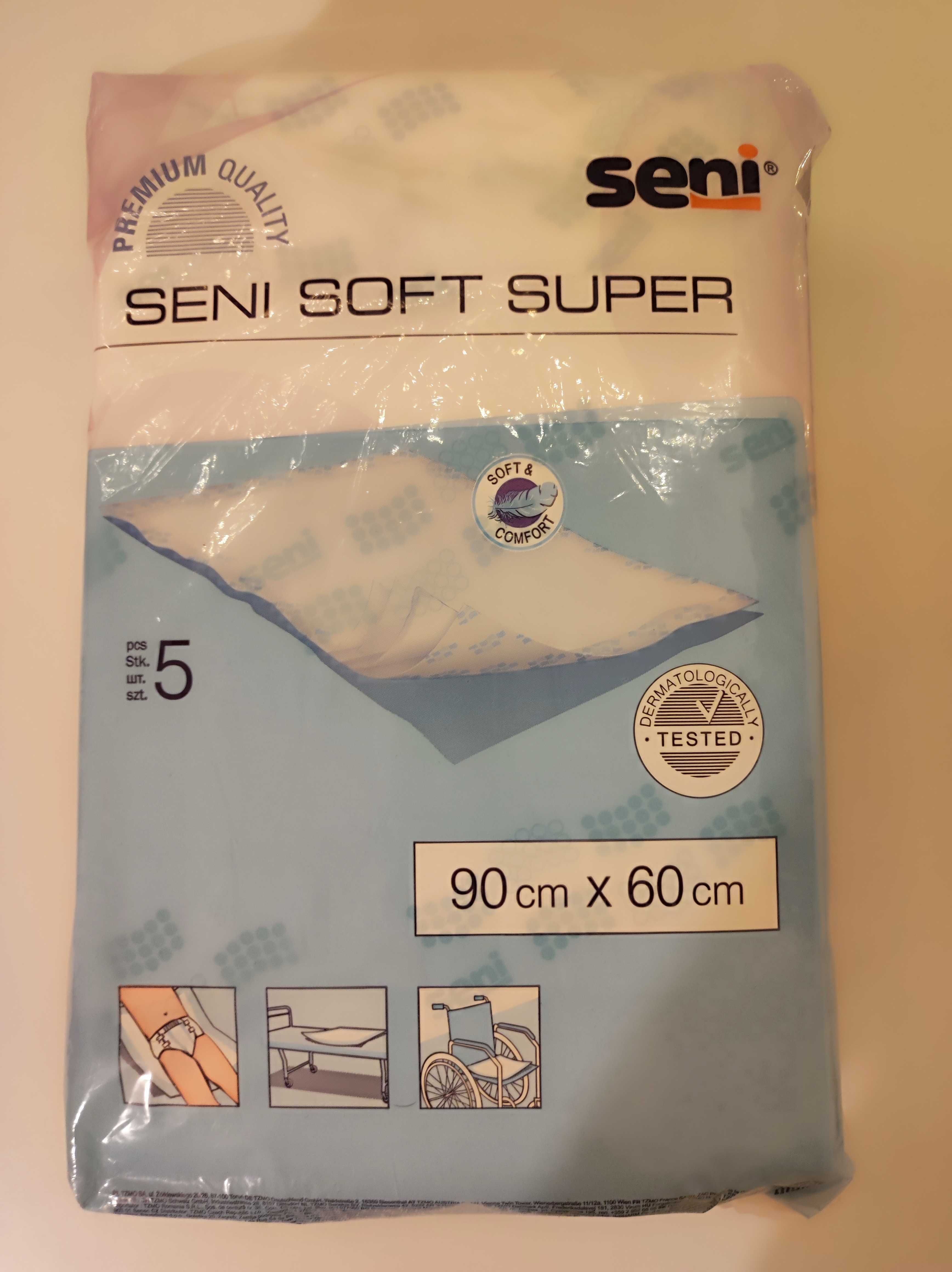 Podkłady higieniczne Seni Soft Super 90x60 cm 5 szt.