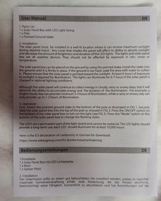 Kwiatkowy łańcuch świetlny LED - 5m 20kolorowych kwiatków