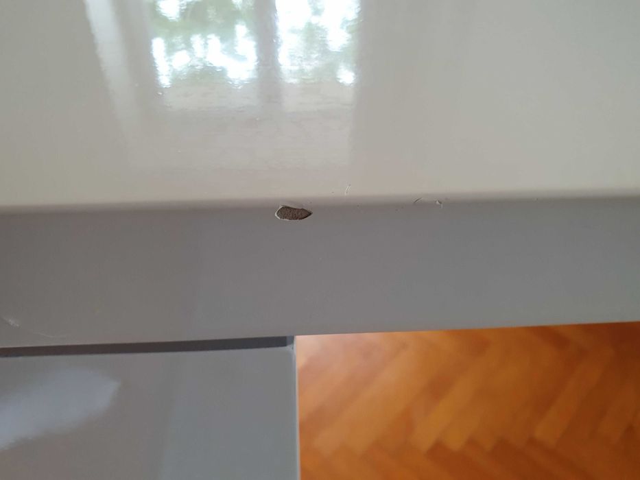 Stół do jadalni, MDF Biały 140x90 cm - używany