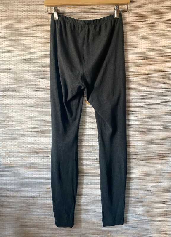 Szare bawełniane legginsy S/M 36/38