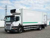 Scania P230 Chłodnia Sprowadzony Euro 5 Automat  Agregat Carrier Supra 950 Mt z Dwoma Parownikami Winda Poduszki