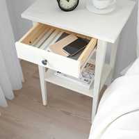 Stoliki nocny biały drewniany IKEA hemnes x 2