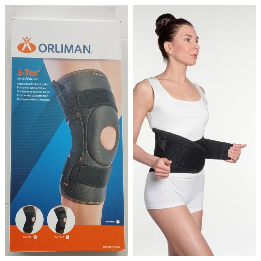 Наколенник отрез Orliman 7120 и корсет поясничный КОМФ-ОРТ №3