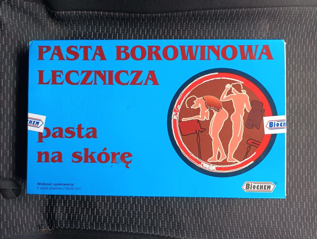 Pasta borowinowa lecznicza pasta na skórę