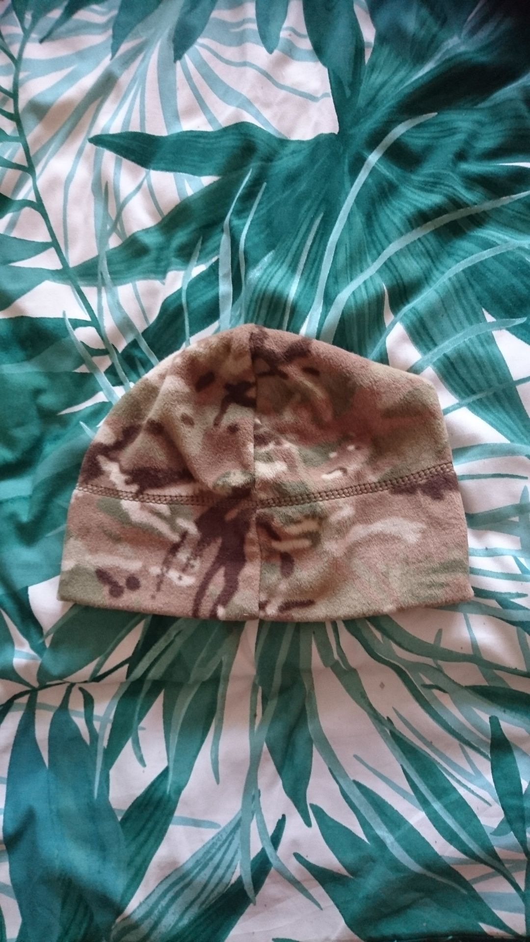 Czapka wojskowa polarowa multicam camo.