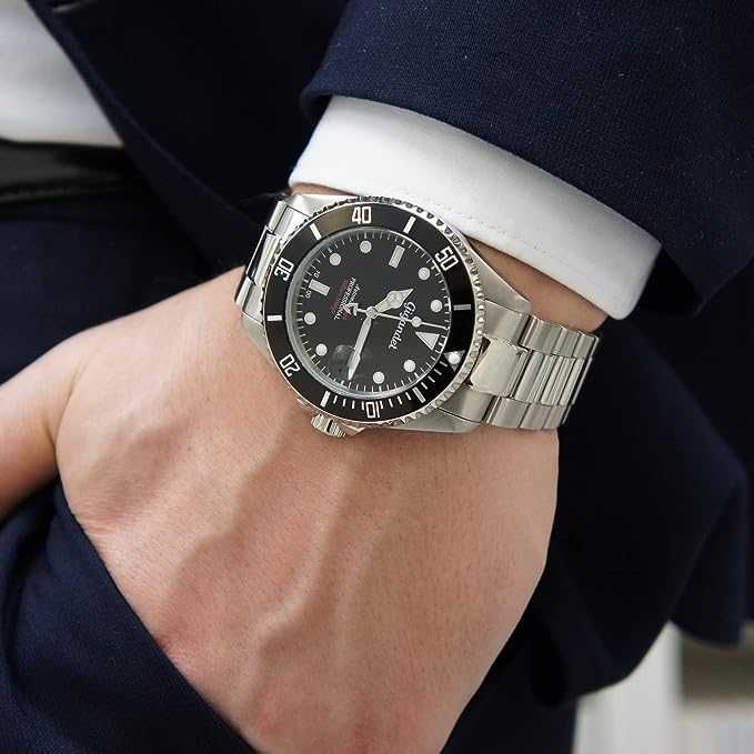Zegarek Męski Gigandet G2-002 ,43 mm, Srebrny
