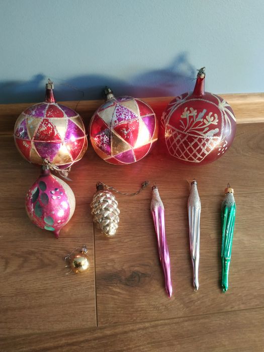 Bombki PRL unikat unikalne