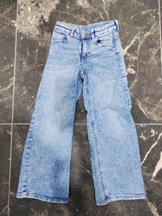 Джинсы H&M wide leg 116см