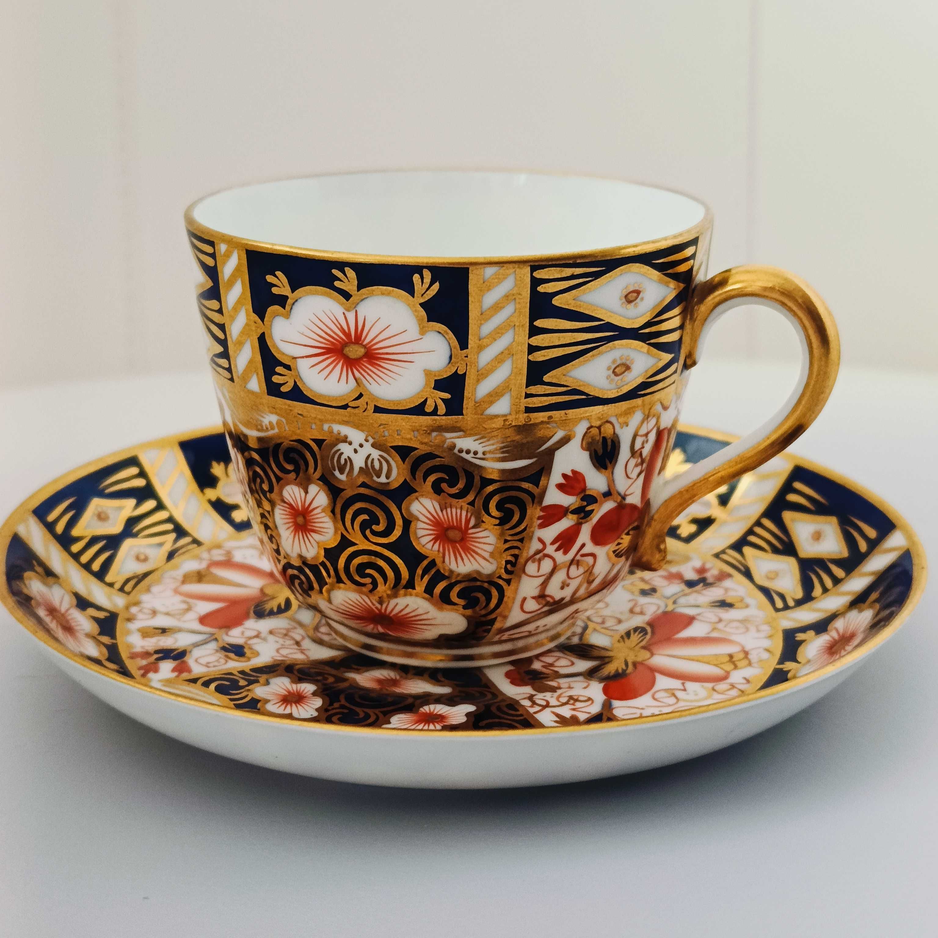 **KULTOWA**porcelana filiżanka Royal Crown Derby 1920+