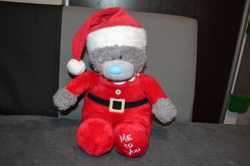 Мишка Тедди в комбинезоне зимний,Me to you.Санта.