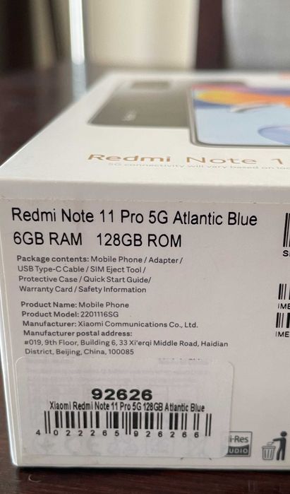 Xiaomi Redmi Note 11 Pro 5G como NOVO