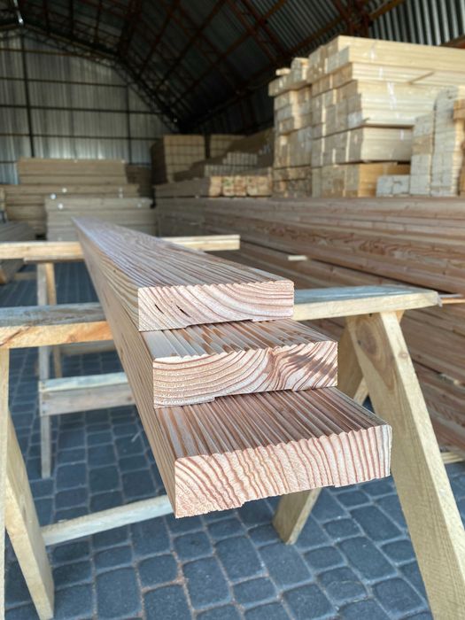 Дошка на підлогу Фальшбрус Вагонка Терасна дошка  Блок хаус Планкен