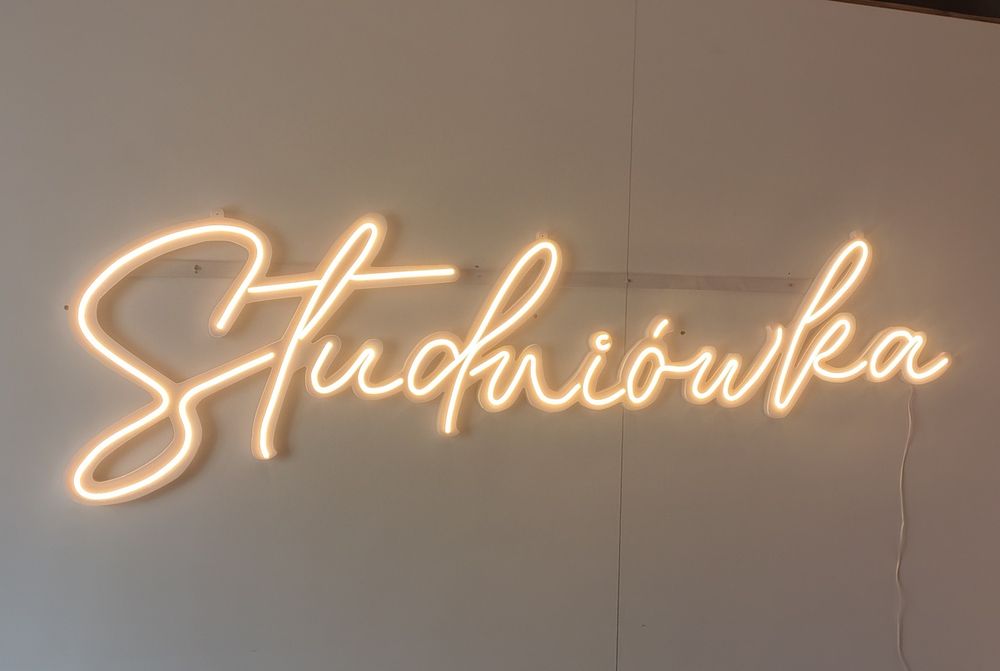 Napis podświetlany Studniówka neon LED 150x50 cm