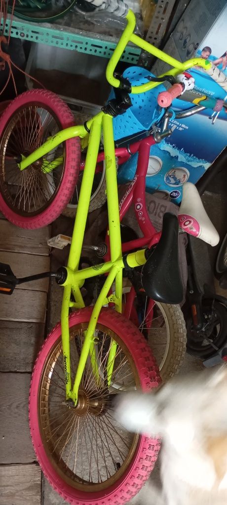 bmx zielony nowy prawie
