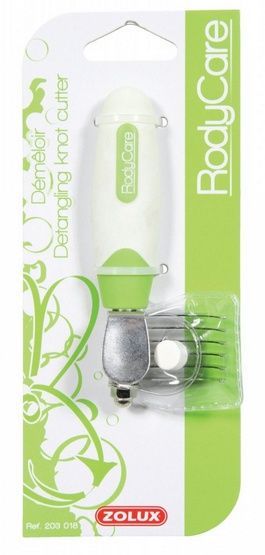 Filcak z antypoślizgową rączką do splątanej sierści gryzoni Zolux 11cm