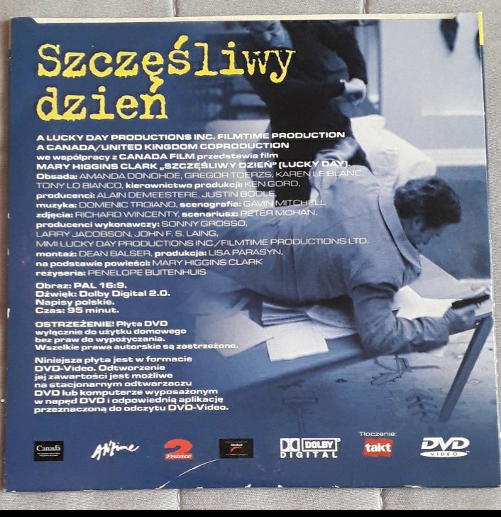 Jesteś tylko moja i Szczęśliwy dzień - filmy DVD