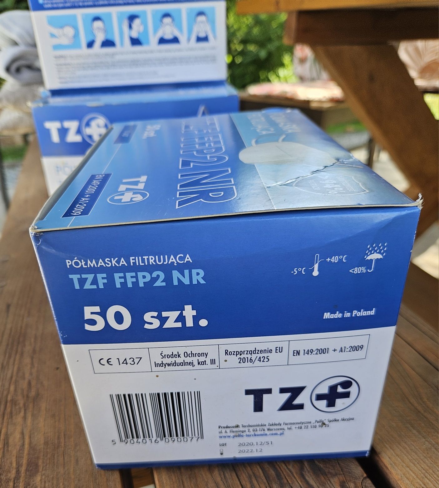 Półmaska filtrująca TZF FFP2