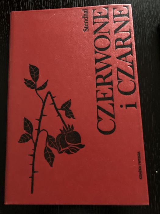 Książka  „Czerwone i Czarne” Stendhall