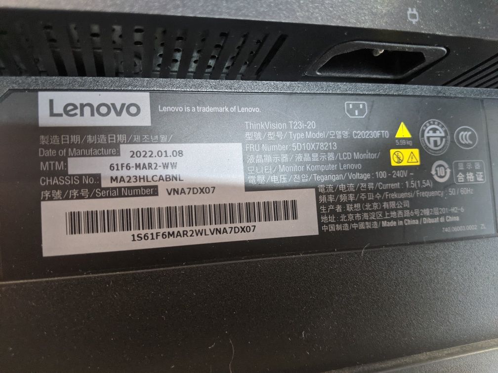 Монітори Lenovo 23" fullHD