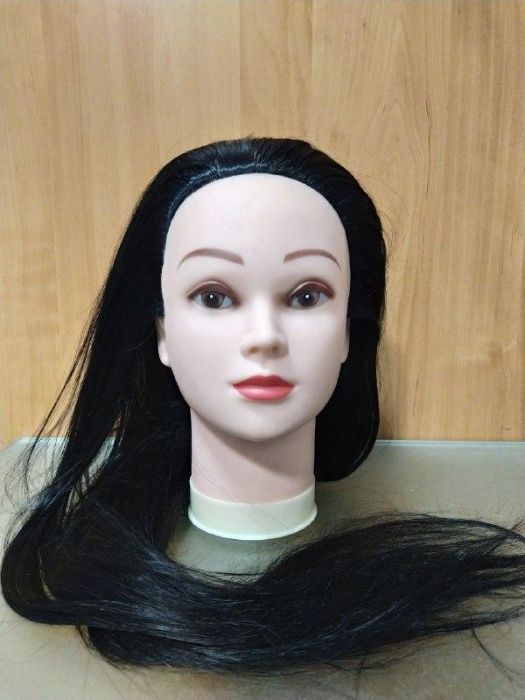 Манекен для зачісок, термо-болванка, голова учбова, маникен+ штатив