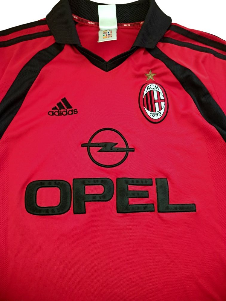 Czerwona koszulka Ac Milan Adidas 98/99