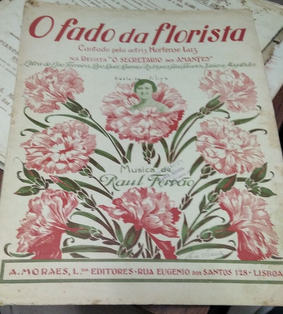 4 Partituras Originais de Fado e Música PT.