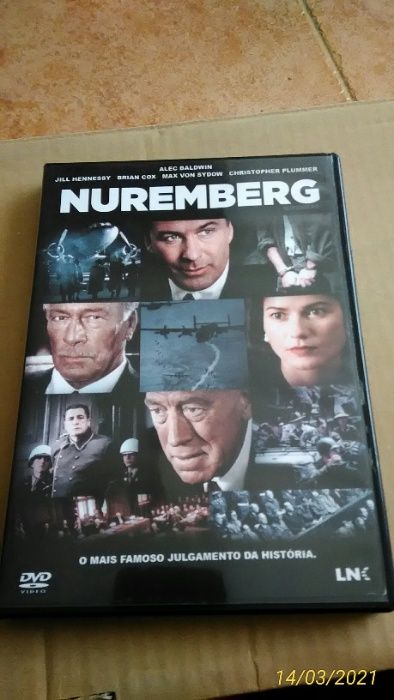 DVD Nuremberga Filme Alec Baldwin Plummer Max Von Sydow Yves Brian Cox