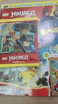 Zestaw 3 czasopism z serii LEGO Ninjago z dodatkami